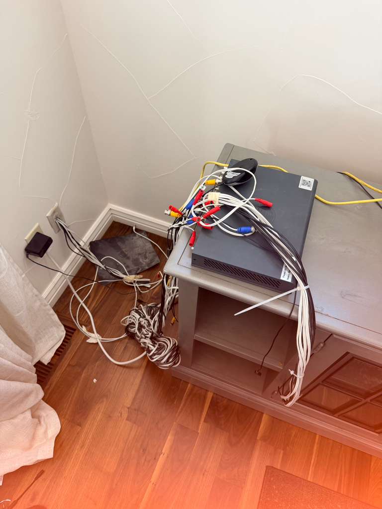 Instalación antigua CCTV